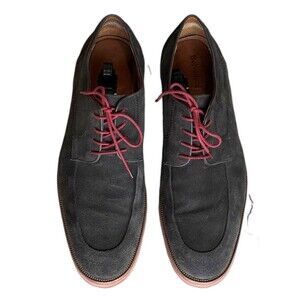 Studio Belvedere London II Men's Size 12 D Suede Oxfords Derby Shoes Made Brazil